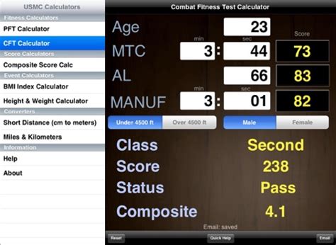 Usmc Physical Fitness Tests New Requirements At App Store Downloads And Cost Estimates And App