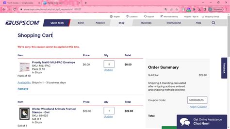 Usps Coupon Code Deals