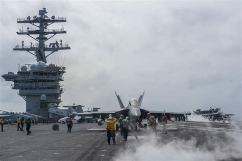 Uss Nimitz Operates In South China Sea For First Time This Deployment