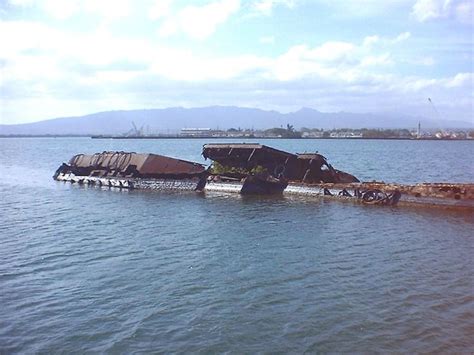 Uss Utah Remains Today As She Was When Sunk On Decemeber 7Th 1941 At