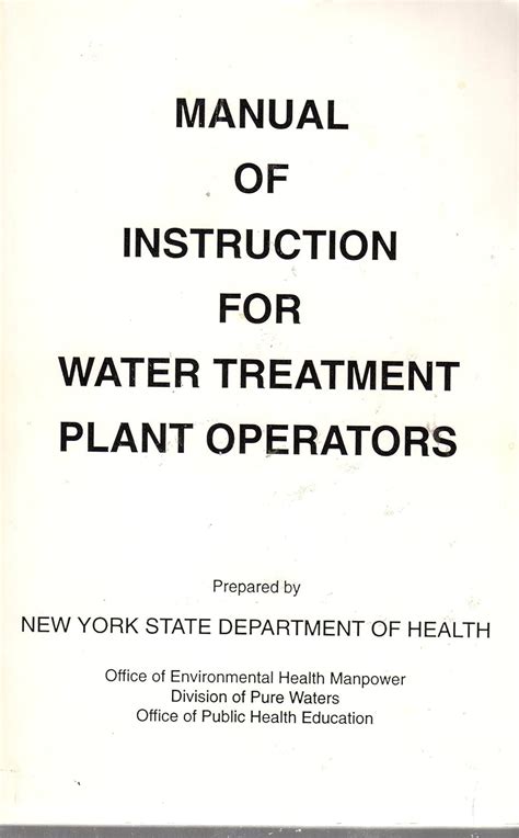 Wastewater Treatment Plant Operator Guide