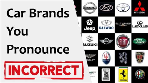 Watch This And Learn How To Pronounce Car Brands Correctly