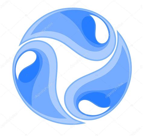 Water Symbol Stock Vector By Studiobarcelona 32810107