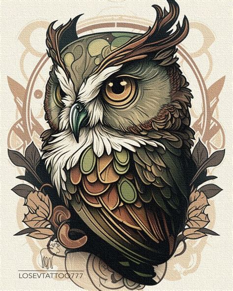 Ways To Design Neo Traditional Owls