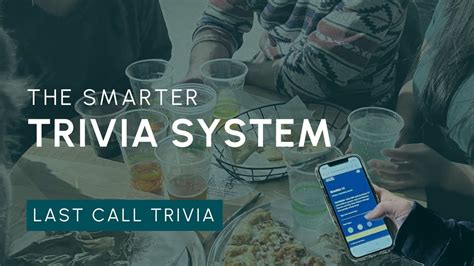 Welcome To Last Call Trivia The Smarter Trivia System Youtube