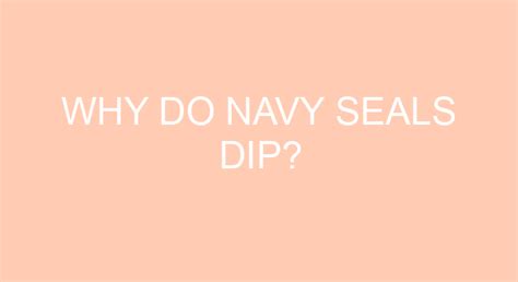 What Do Navy Dp