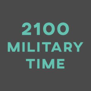 What Is 2100 Military