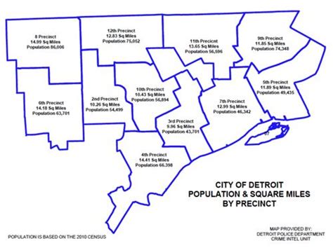 Where Are Detroit Amp 39 S Most Dangerous Police Precincts Mlive Com