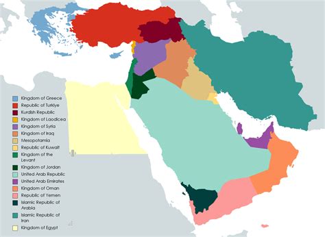 Wholesome Redrawn Middle East Borders Challenge Impossible