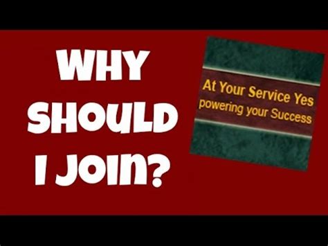 Why Should I Join At Your Service Yes Directories Youtube