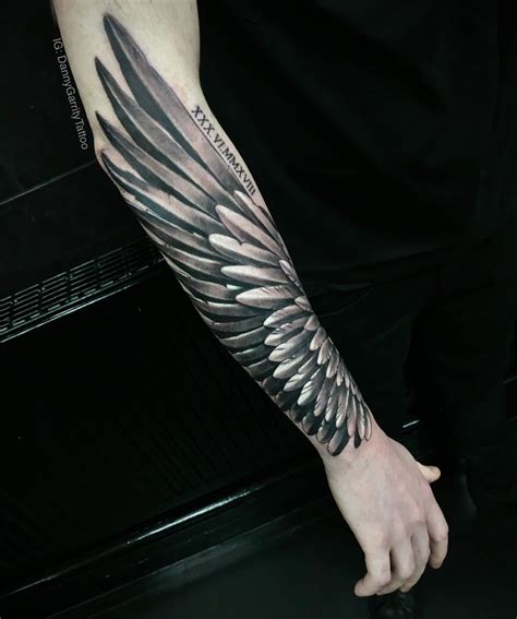 Wing Tattoos On Arm