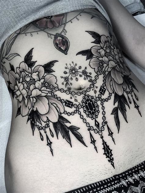 Women Stomach Tattoo Ideas