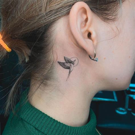 Womens Best Neck Tattoo Ideas