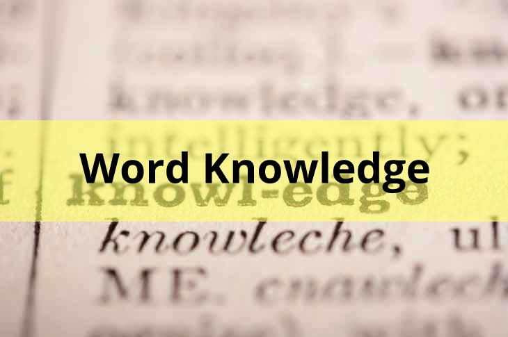 Word Knowledge Study Guide