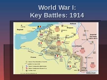 World War I Key Battles Of 1914 By Alta S Place Tpt