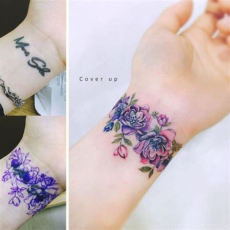 Wrist Cover Up Tattoo Design Ideas