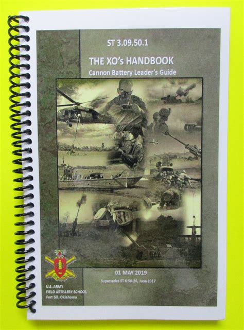 Xo S Handbook Cannon Battery Leader S Guide 2019 Big Size My