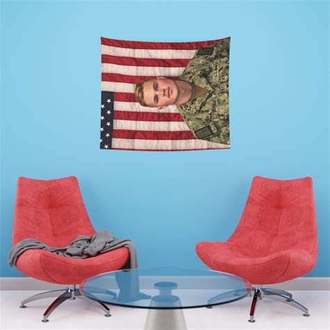 Zach Bryan Tapestry Zach Bryan Navy Zach Bryan American Etsy