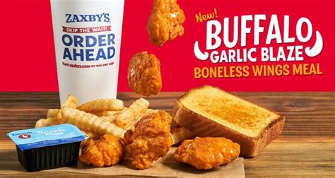 Zaxby S Introduces New Buffalo Garlic Blaze Sauce Along With New