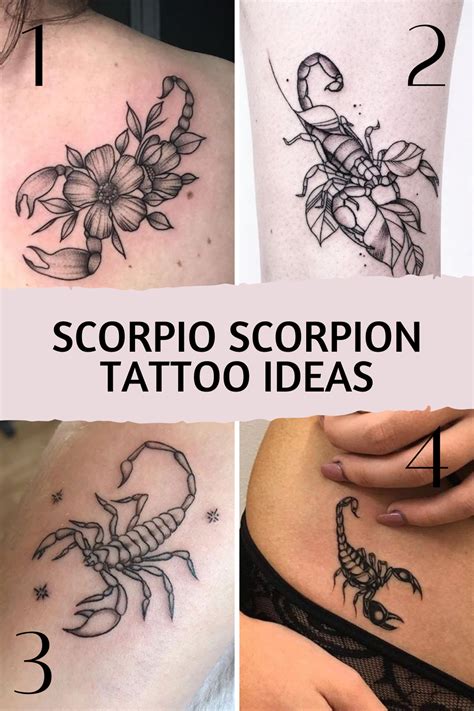 Zodiac Scorpio Tattoos