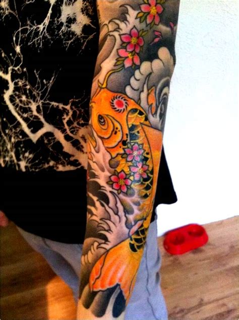 Zoom Tattoos Koi Fish Tattoo Sleeve